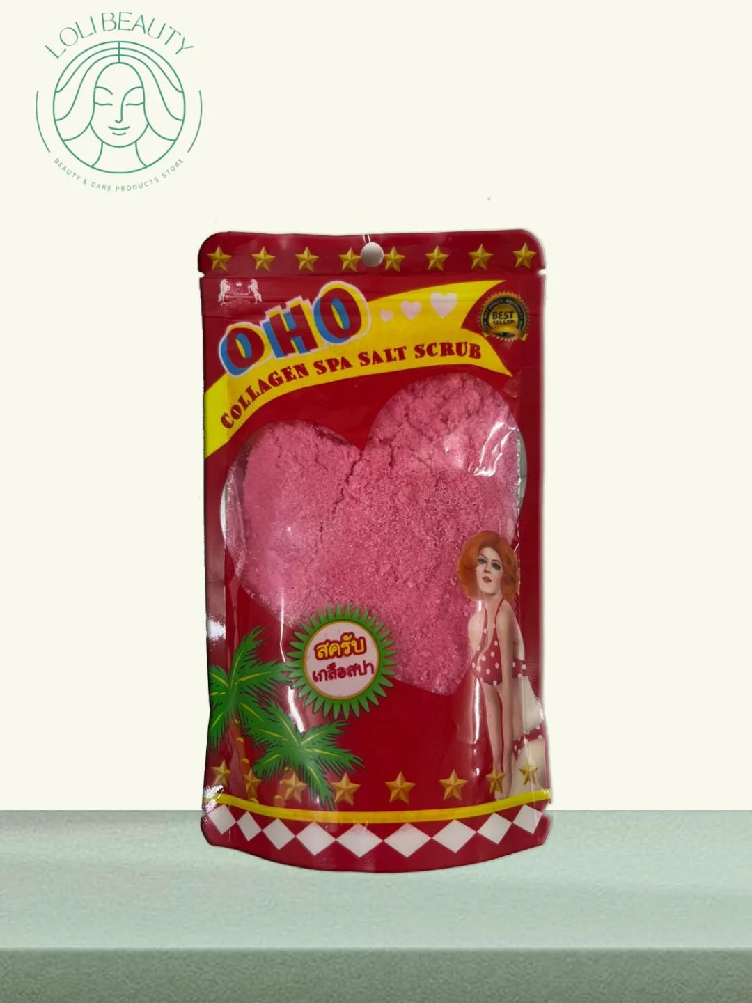 ملح مقشر للجسم بالكولاجين